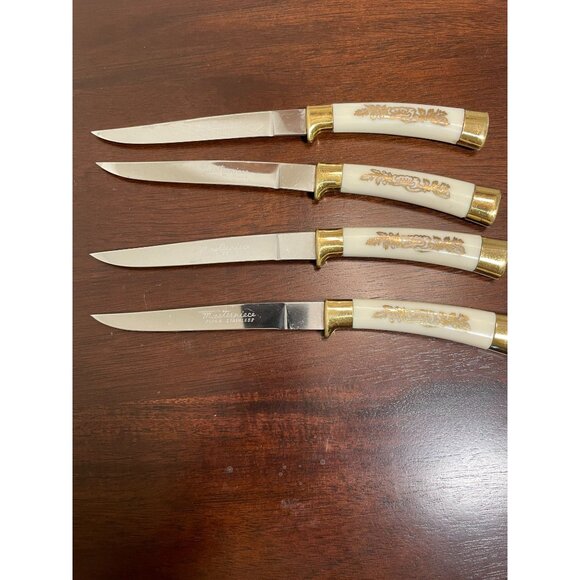 Vtg Royal Brand Cutlery Co. "Masterpiece" Knives with Bakelite Handles - Japan ( - Picture 2 of 4